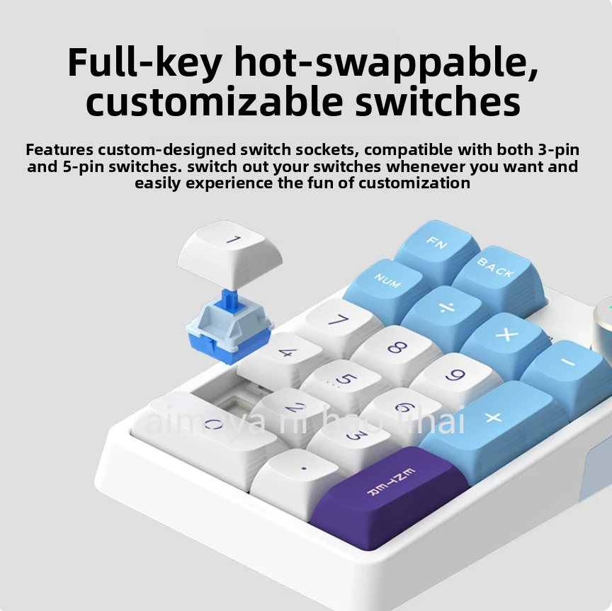 Gaming Keyboard Esports - Kzzi K20 Mini-toetsenbord Drie modi Bluetooth