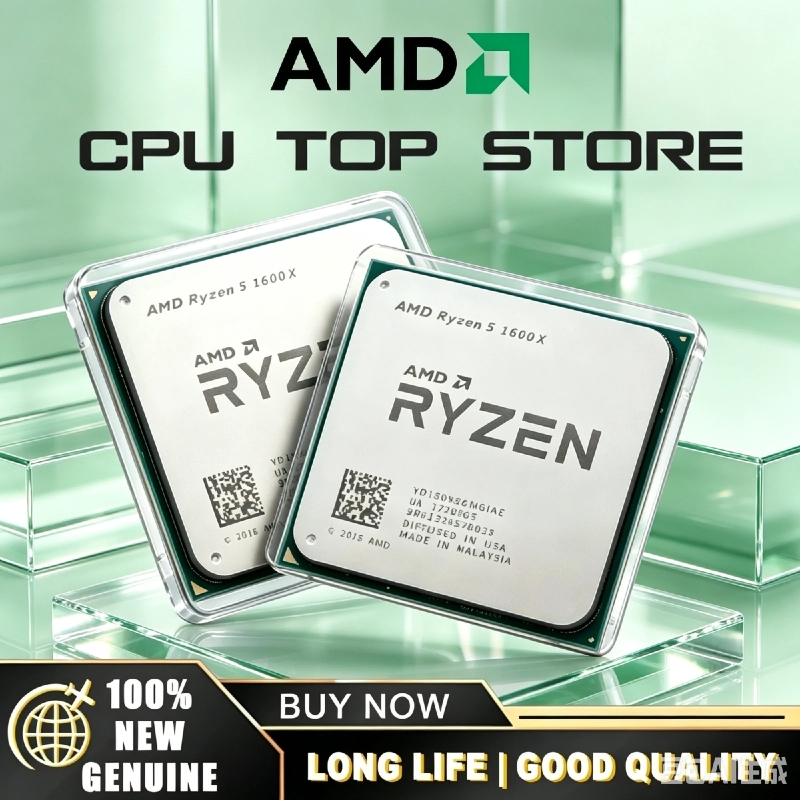 Amd Cpu Ryzen 5 - AMD Ryzen 5 1600X Gloednieuwe Originele