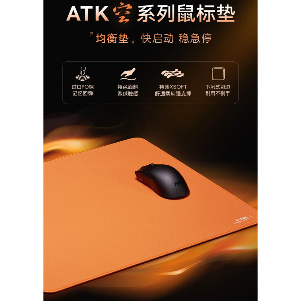 Gaming Keyboard Mouse Combo - Hot ATK Kong Xsoft Esports Muismat