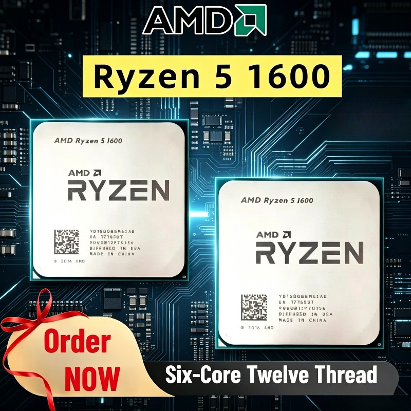 Amd Cpu Ryzen 5 - 100% gloednieuwe AMD Ryzen 5 1600