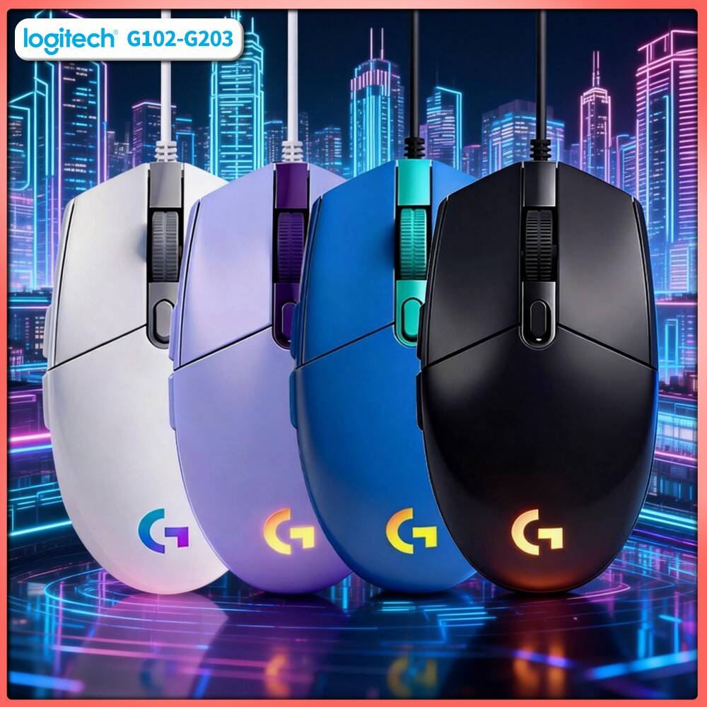 Logitech Mouse G203 - Logitech G203 Prodigy RGB Gaming Muis