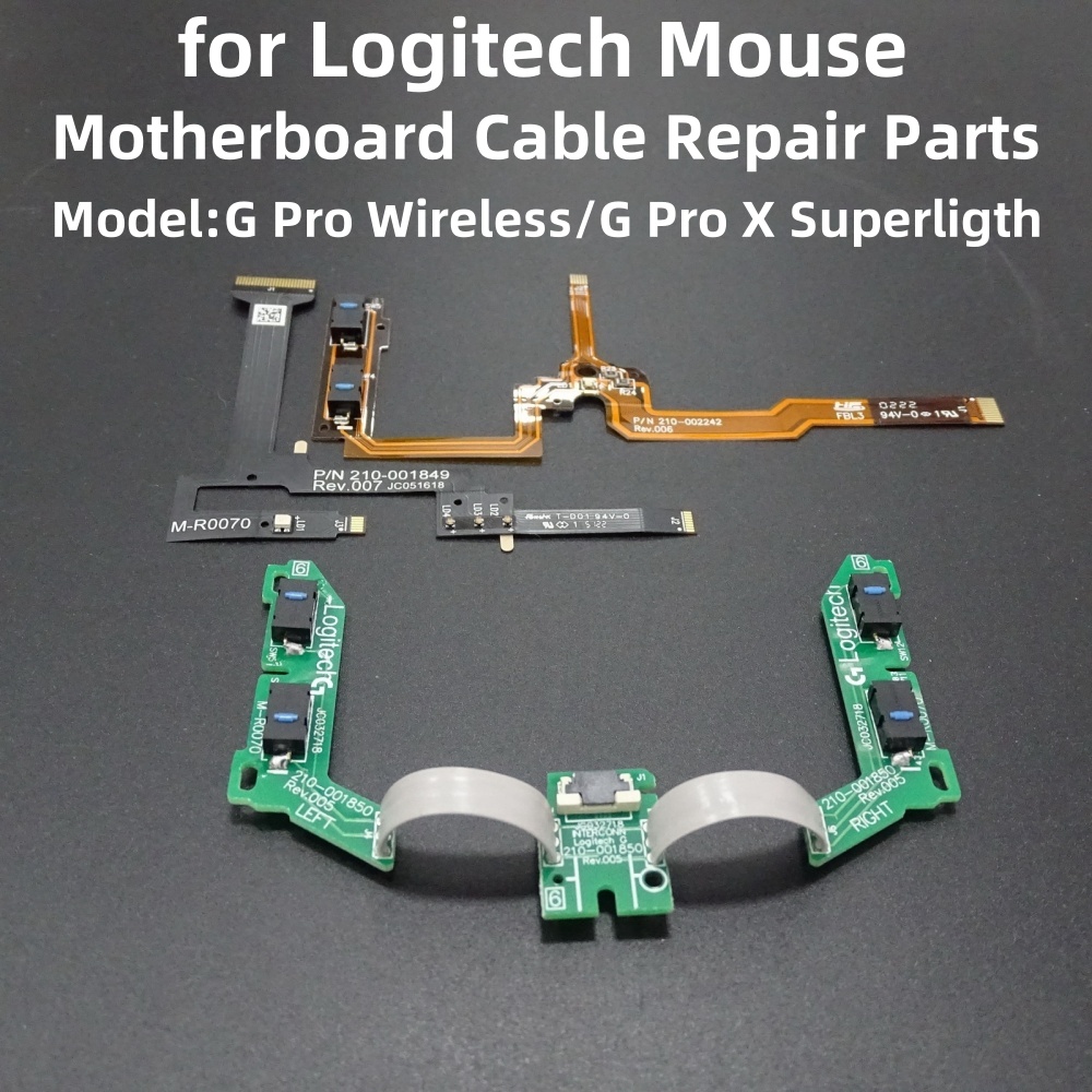 Logitech Mouse G Pro X Superlight - Muisschakelaar Knop Printplaat Flex Kabel voor