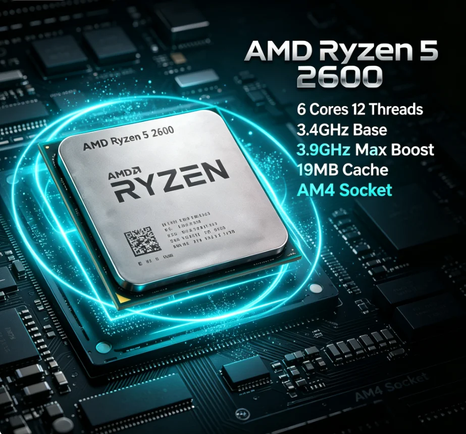 Amd Cpu Ryzen 5 - AMD Ryzen 5 2600 R5 2600