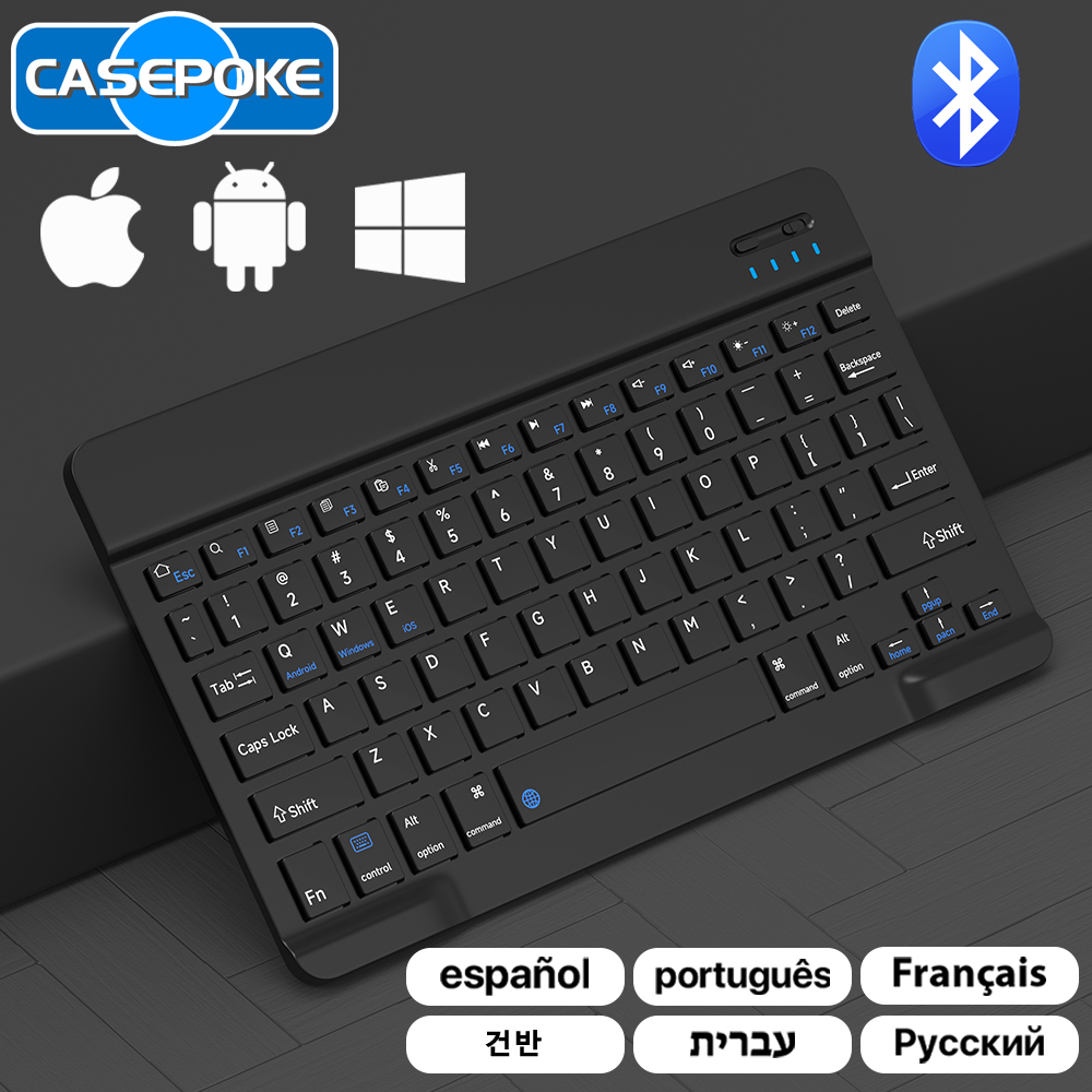 Gaming Keyboard And Mouse Wireless - CASEPOKE Voor iPad Xiaomi Samsung Huawei