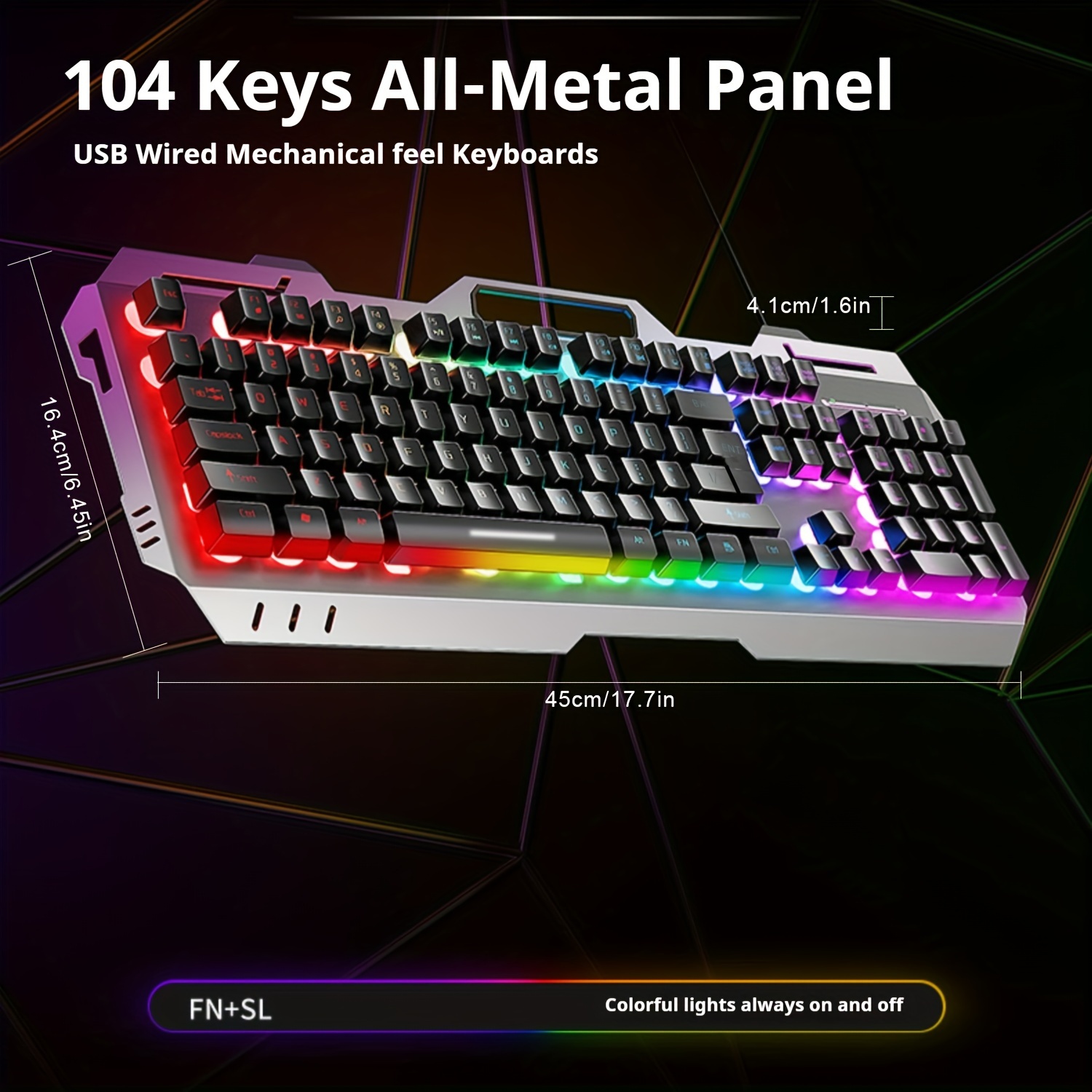 EWEADN GX80Z Gaming-membraanto - Gaming Keyboard Bundle recensie en prijs