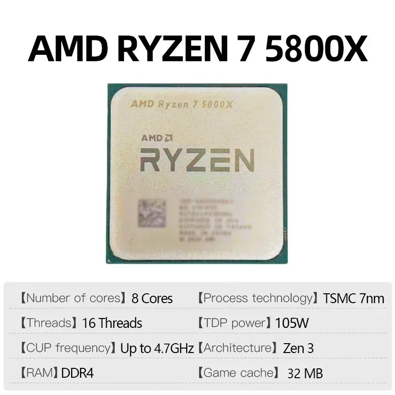 AMD Ryzen 7 5800X GHz, AM4 Soc - Amd Cpu Ryzen 7 recensie en prijs