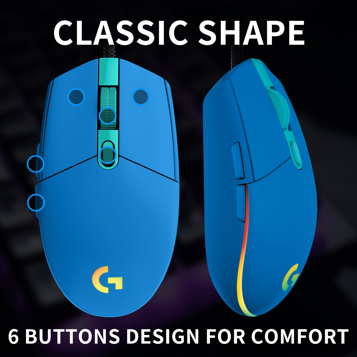 Logitech G203/G402 muis met be - Logitech Mouse G203 recensie en prijs