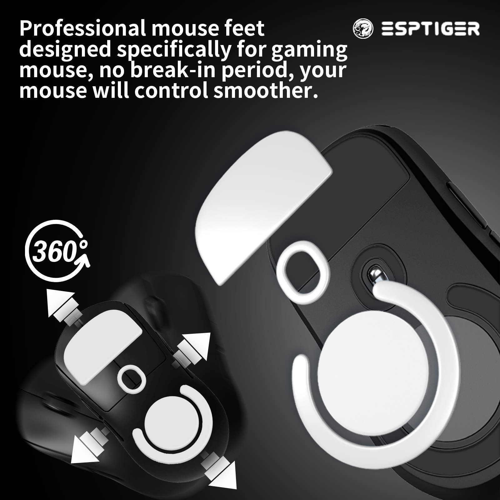 1Pack EspTiger ICE V2 Gaming M - Logitech Mouse G Pro X Superlight recensie en prijs
