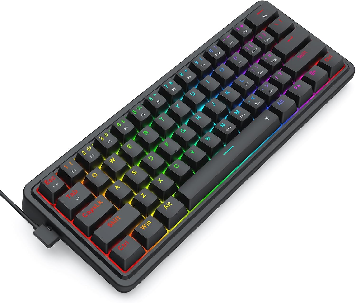 Redragon K722 60% bedrade pakk - Gaming Keyboard No Noise recensie en prijs