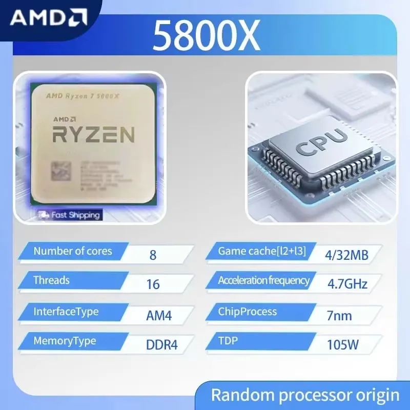 AMD Ryzen 7 5800X AMD R7 5800X - Amd Cpu Ryzen 7 recensie en prijs