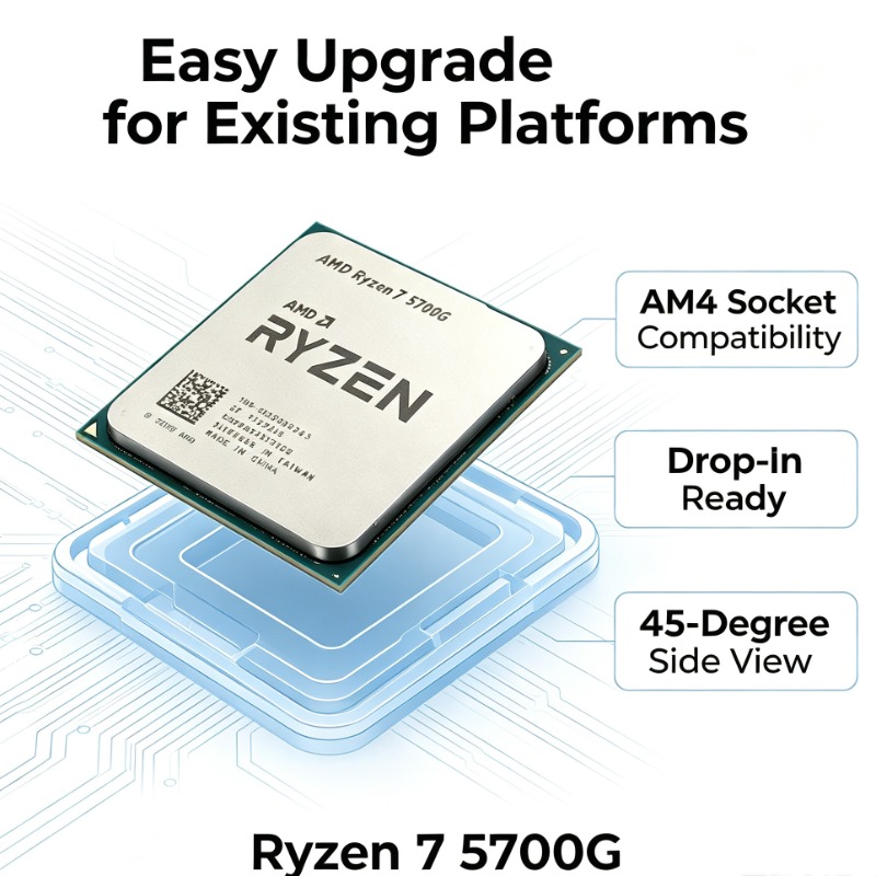 AMD Ryzen 7 5700G processor, s - Amd Cpu Ryzen 7 recensie en prijs
