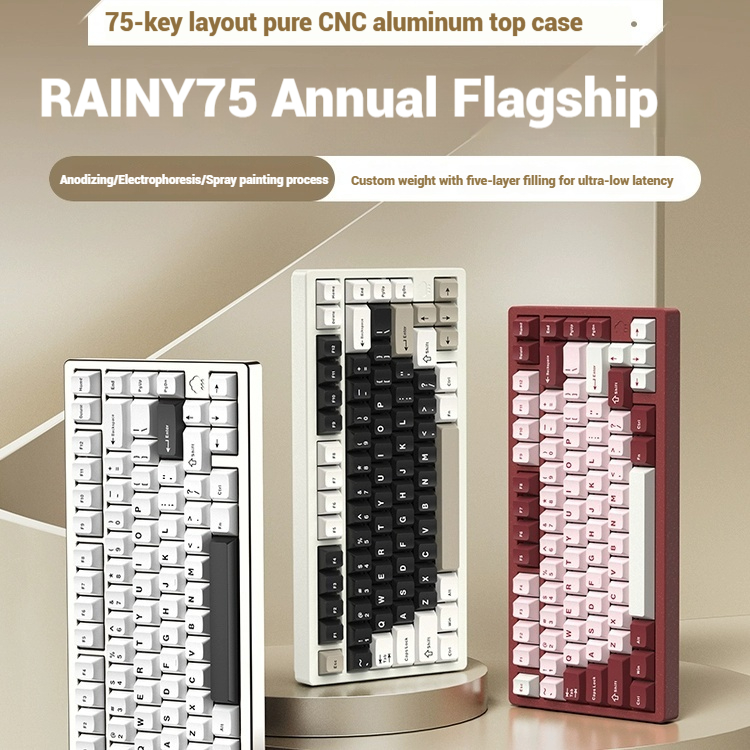 Draadloos Bluetooth RAINY75 aa - Gaming Keyboard Esports recensie en prijs