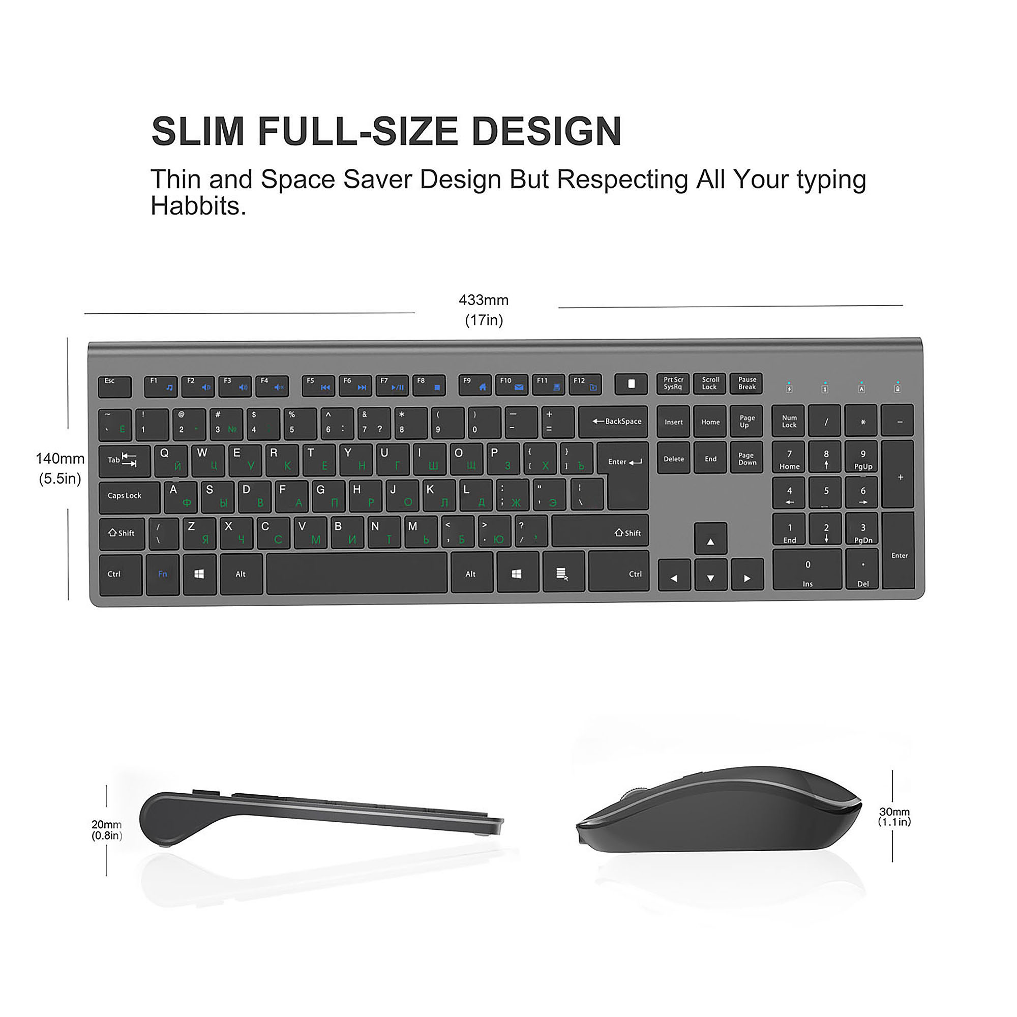 2.4G Oplaadbare Draadloze Toet - Gaming Keyboard And Mouse Wireless recensie en prijs
