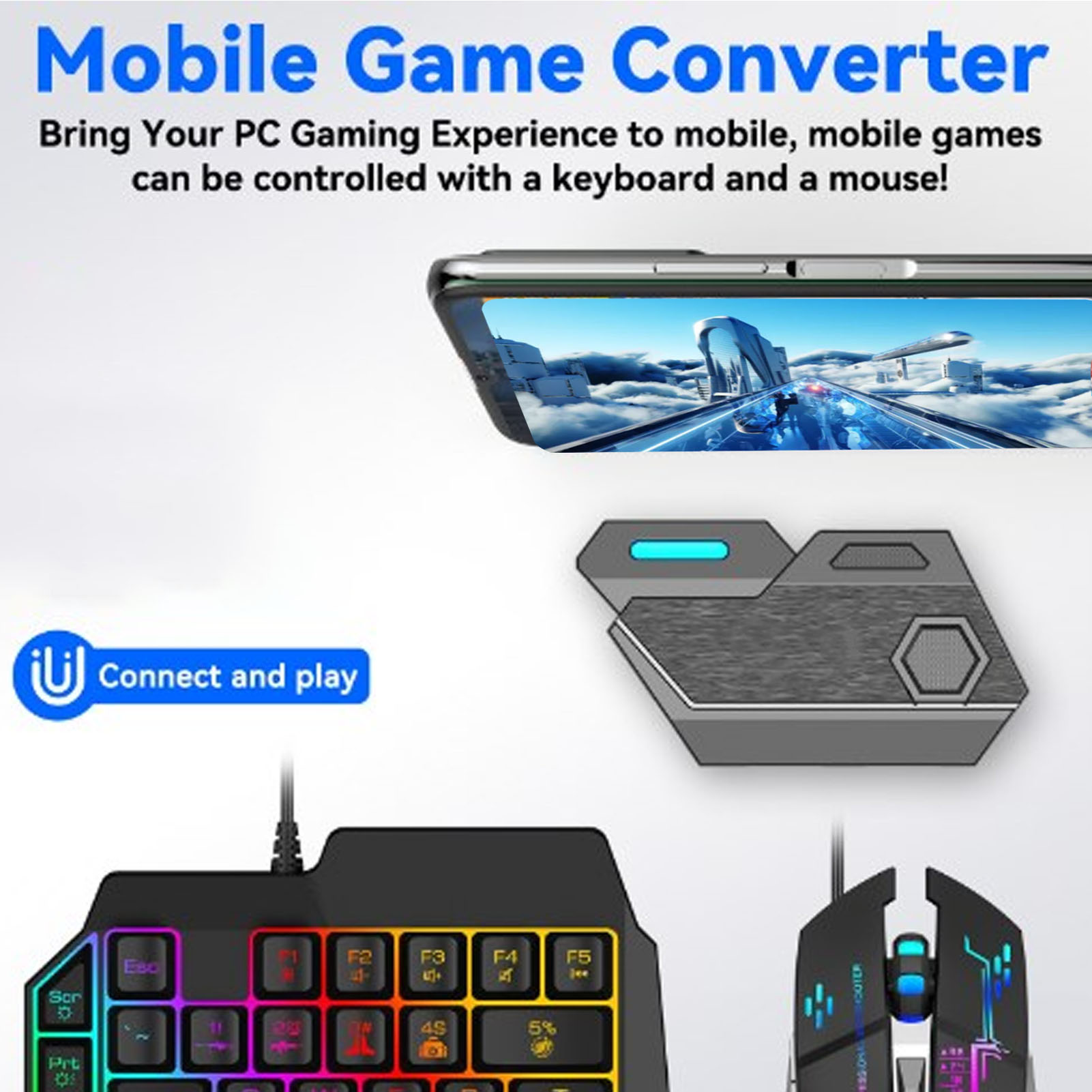 Mobiel gamecombopakket Bluetoo - Gaming Keyboard Mouse Combo recensie en prijs