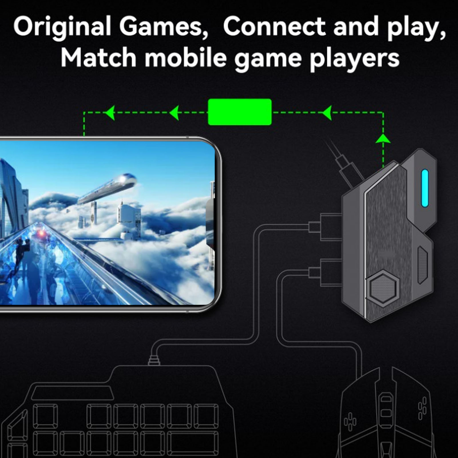 Mobiel gamecombopakket Bluetoo - Gaming Keyboard Mouse Combo recensie en prijs