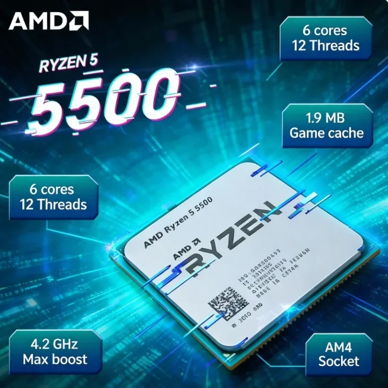 AMD Ryzen 5 5500 Studio Multit - Amd Cpu Ryzen 5 recensie en prijs